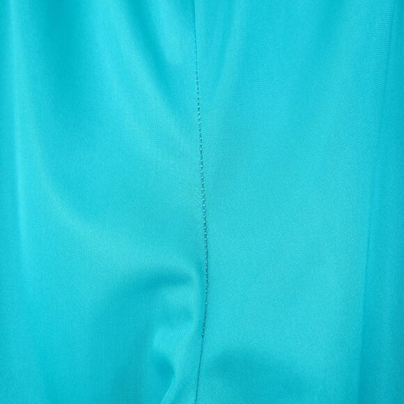 Vintage UNDERCOVER WEAR 80s Women's Teal Pink Two Piece Pajama Set L Pants Top - Picture 10 of 12